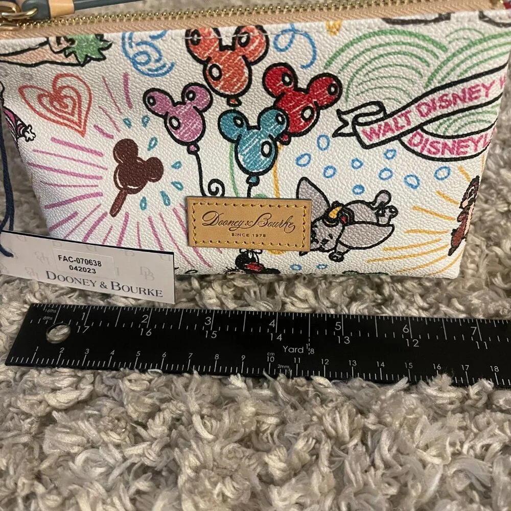 Dooney & Bourke x Disney Parks Sketch Pouch — NWT